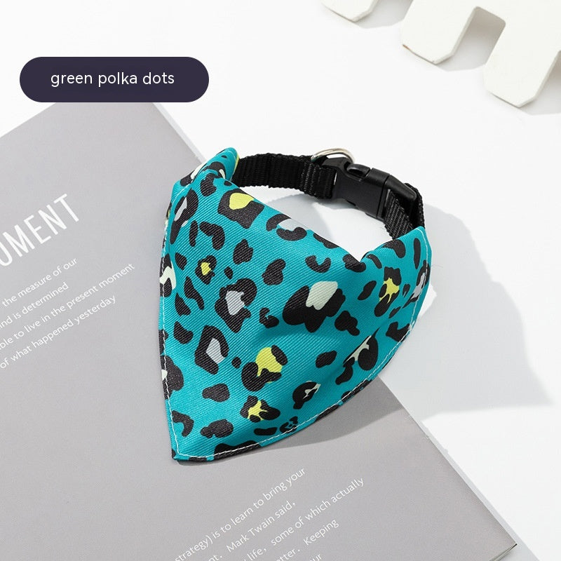 Dog Saliva Bandana Scarf/ Towel with clip & buckle