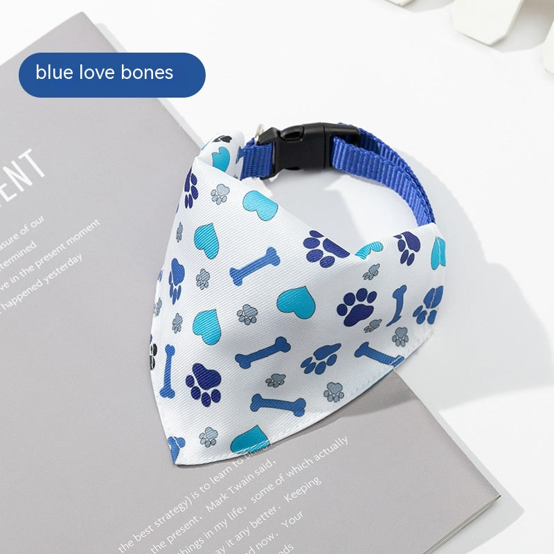 Dog Saliva Bandana Scarf/ Towel with clip & buckle