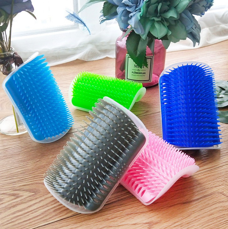 Large Cat Self Scratch Grooming Brush- Wall Rubbing Device