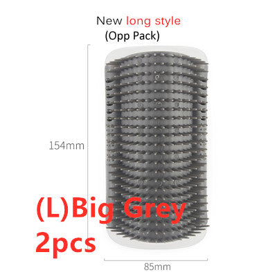 Large Cat Self Scratch Grooming Brush- Wall Rubbing Device