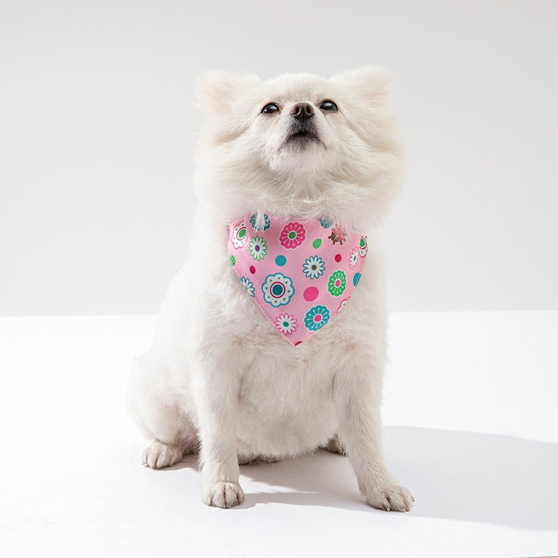 Dog Saliva Bandana Scarf/ Towel with clip & buckle