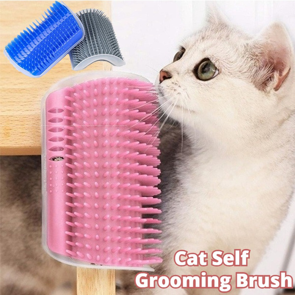 Large Cat Self Scratch Grooming Brush- Wall Rubbing Device