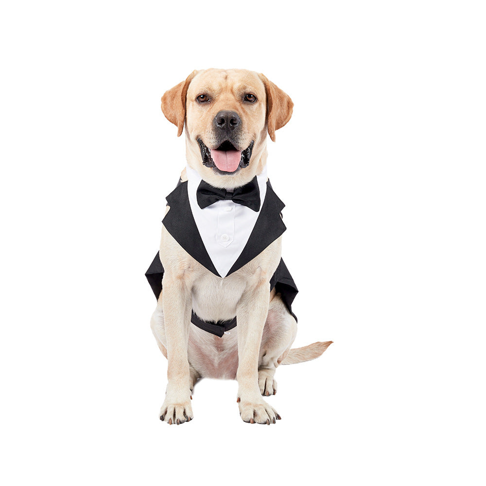 The Best Dog Thin Dog Suit with Bow Tie