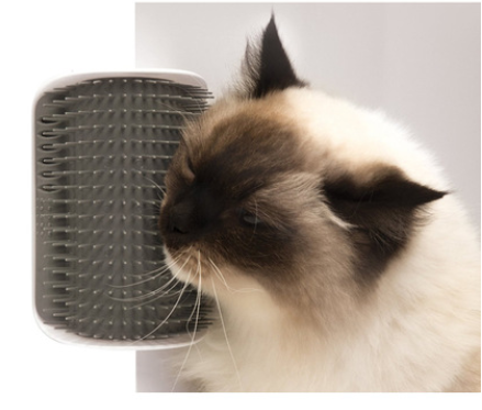 Large Cat Self Scratch Grooming Brush- Wall Rubbing Device