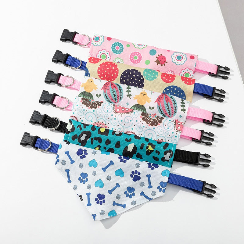 Dog Saliva Bandana Scarf/ Towel with clip & buckle