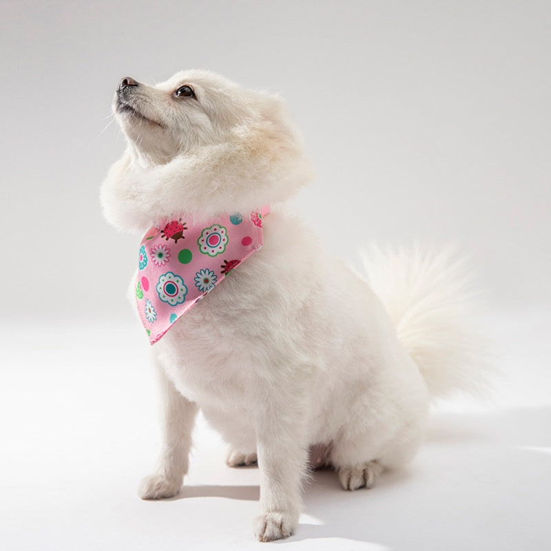 Dog Saliva Bandana Scarf/ Towel with clip & buckle