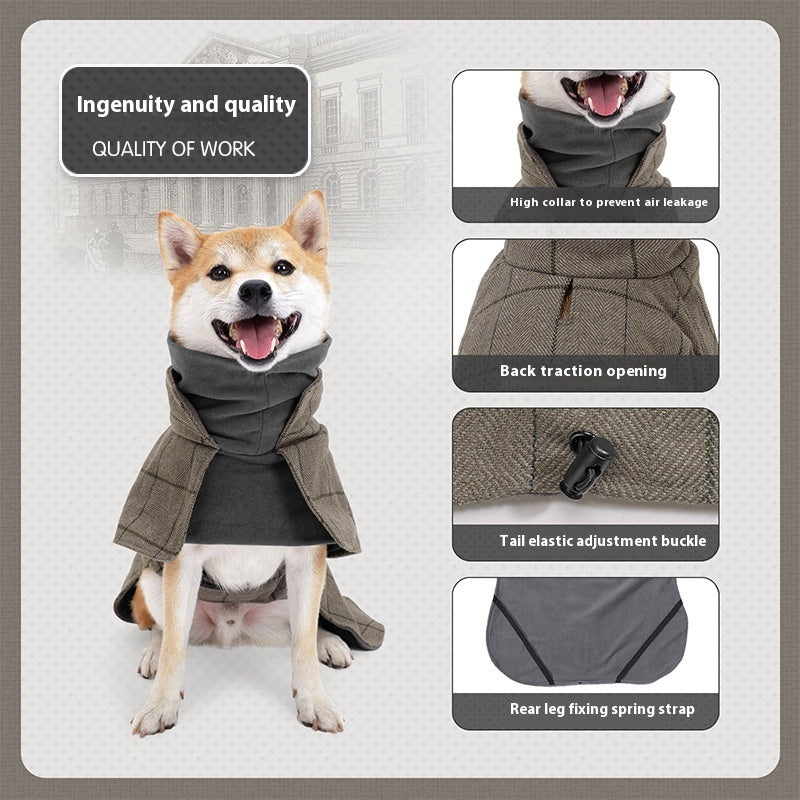 Sherlock Holmes Inspired Classic Dog Cloak
