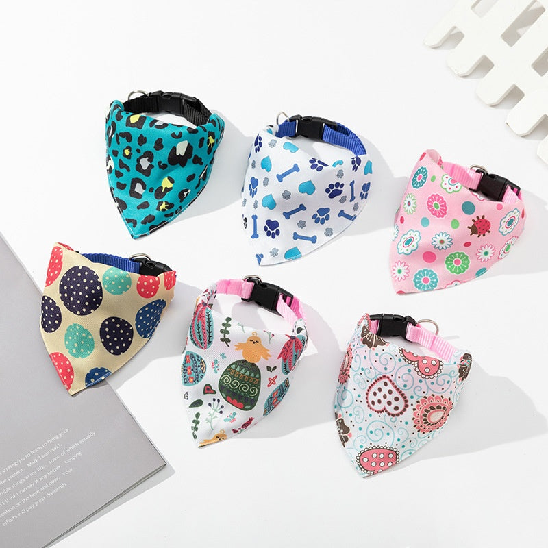 Dog Saliva Bandana Scarf/ Towel with clip & buckle