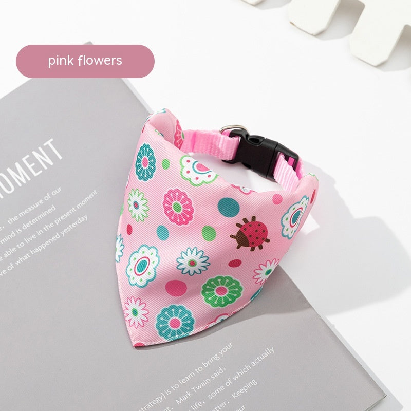 Dog Saliva Bandana Scarf/ Towel with clip & buckle